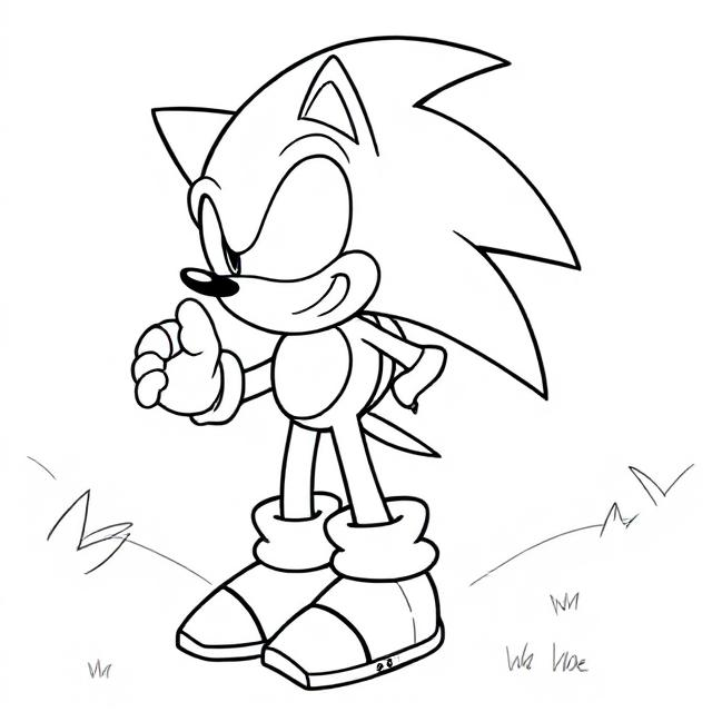 Sonic Ausmalbilder
