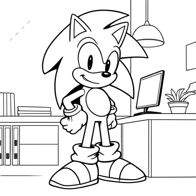 Sonic Ausmalbilder