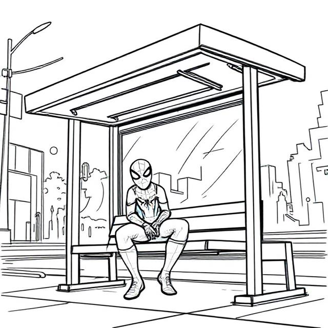Coloriage spiderman