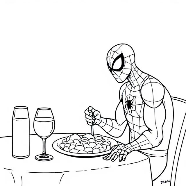 Coloriage spiderman