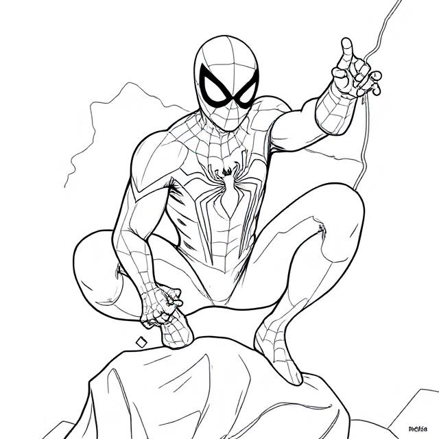 Spiderman Ausmalbilder