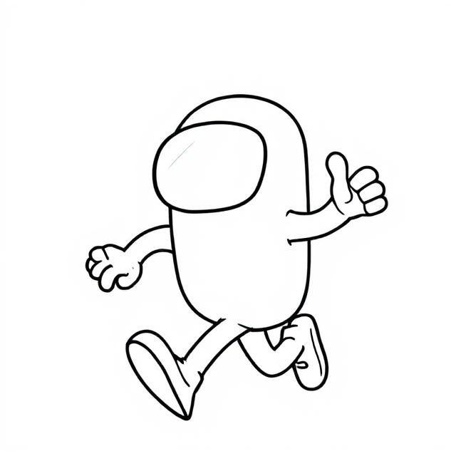 Coloriage Among Us