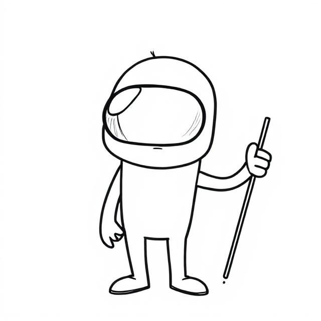 Coloriage Among Us