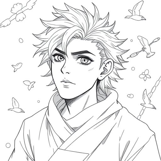 Coloriage Dragon Ball Super Goku​